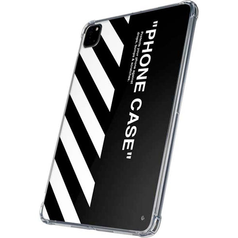 Black and White Stripes iPad Pro 11in (2024) Clear Case
